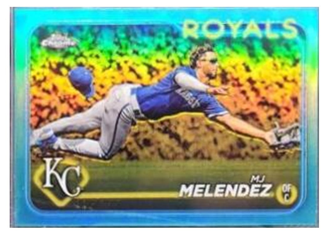2024 Topps Chrome Base Set MJ Melendez #7 card