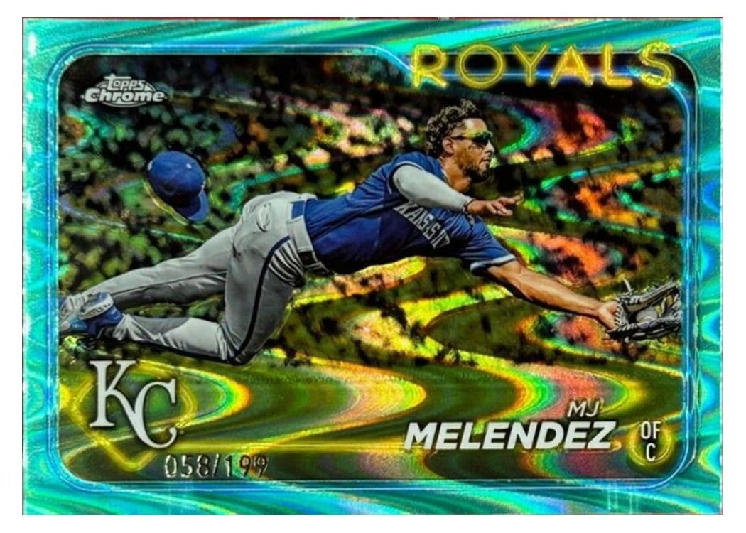2024 Topps Chrome Base Set MJ Melendez #7 card