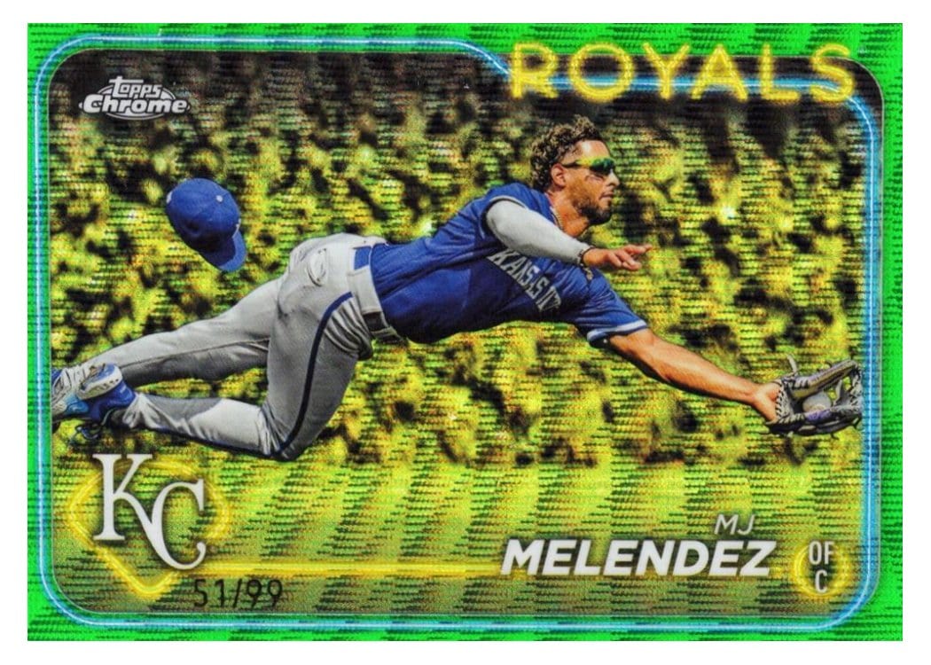 2024 Topps Chrome Base Set MJ Melendez #7 card