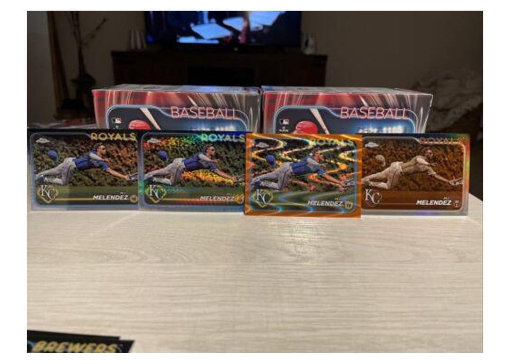 2024 Topps Chrome Base Set MJ Melendez #7 card