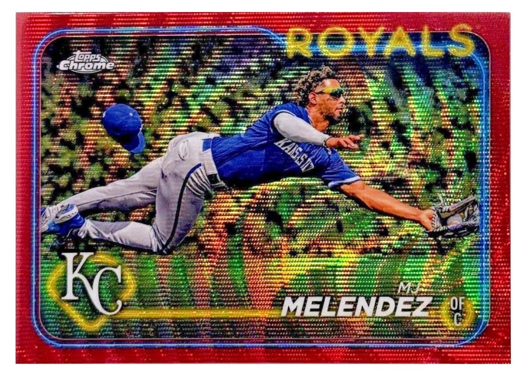 2024 Topps Chrome Base Set MJ Melendez #7 card