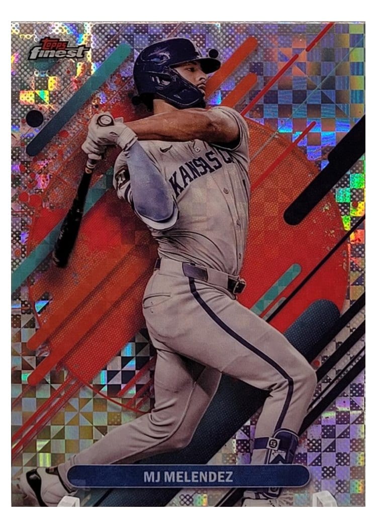 2025 Finest Base Set MJ Melendez Checkerboard Refractor #248 card