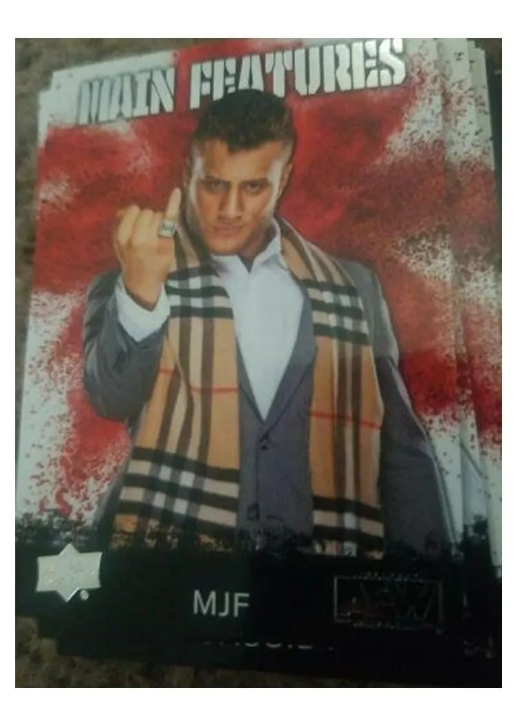 2021 Upper Deck AEW Main Features MJF #MF-28 card