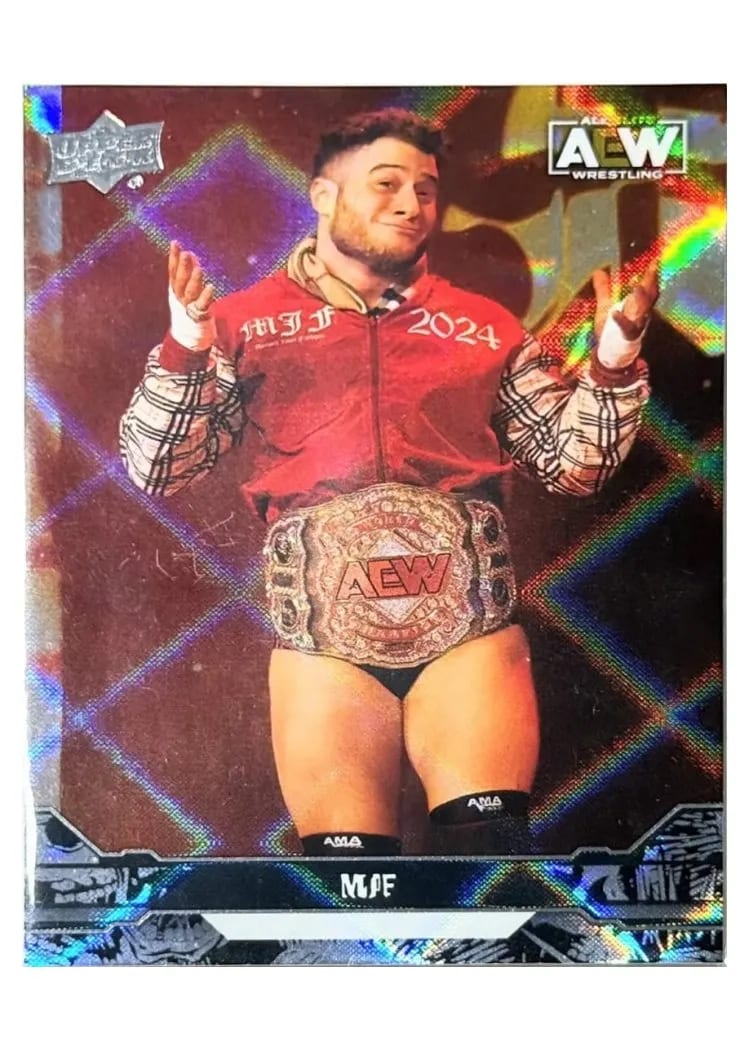 2023 Upper Deck AEW MJF Diamond Plate #8 card