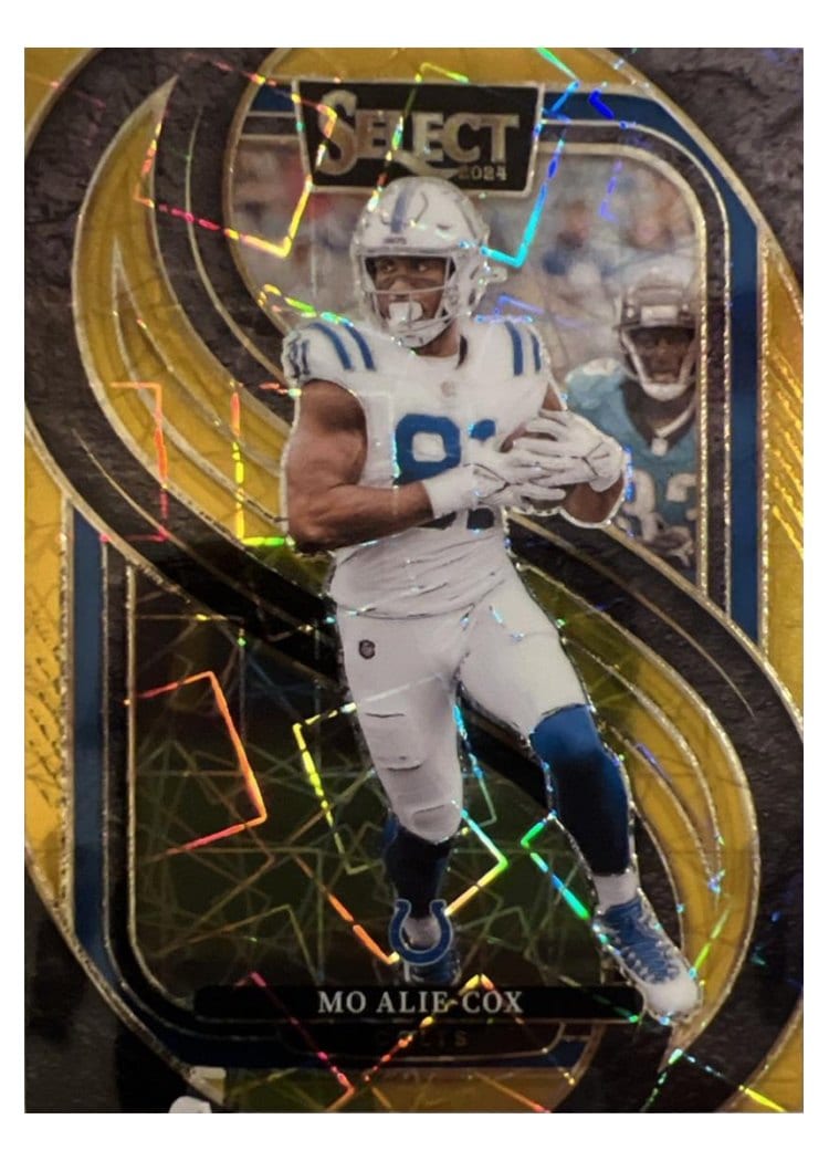 2024 Panini Select Base Set Mo Alie-Cox Gold Prizm #184
