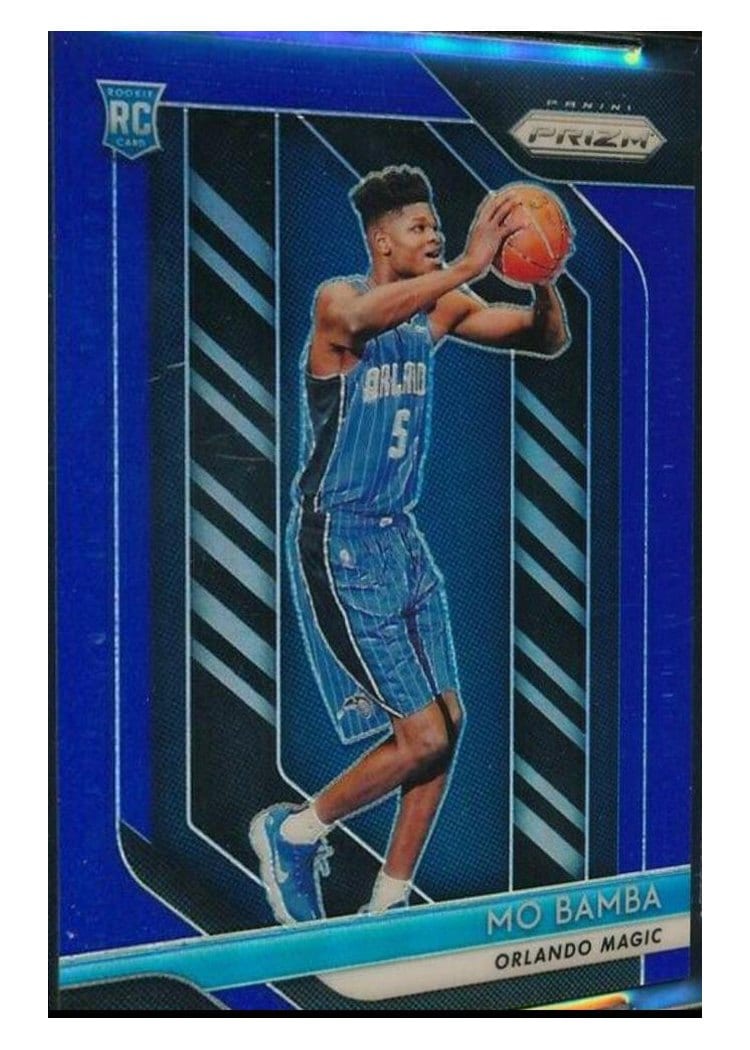 2018-19 Panini Prizm Base Set Mo Bamba Blue Prizm #99 card