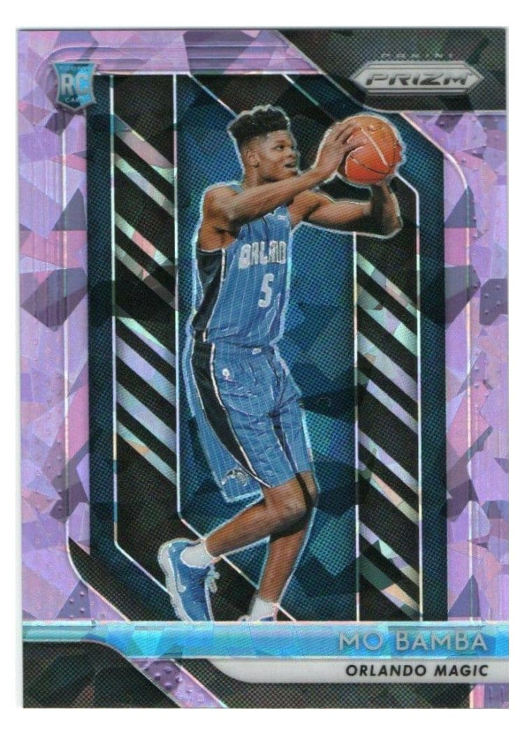 2018-19 Panini Prizm Base Set Mo Bamba Purple Ice Prizm #99 card