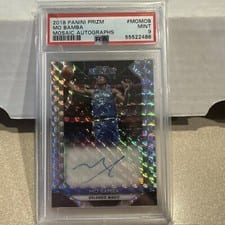 2018 Panini Prizm Mosaic Autographs Mo Bamba #MO-MOB card