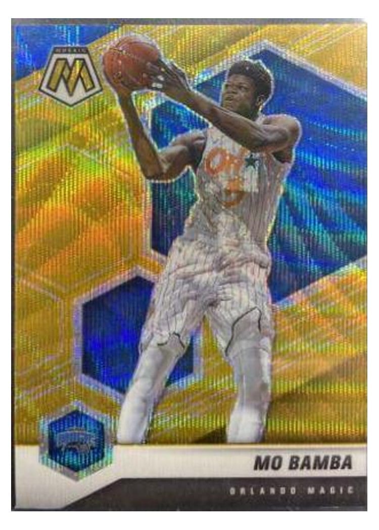 2020 Panini Mosaic Mo Bamba Gold Wave #38 card
