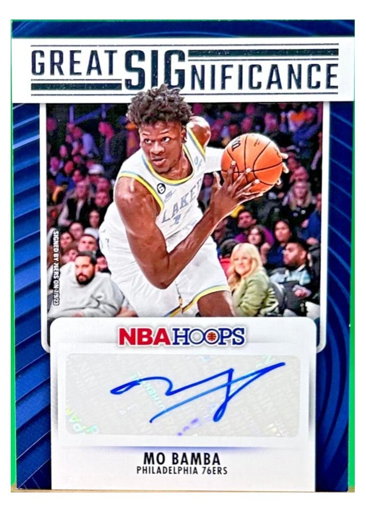 2023-24 Hoops Great SIGnificance Mo Bamba #GS-BAM card