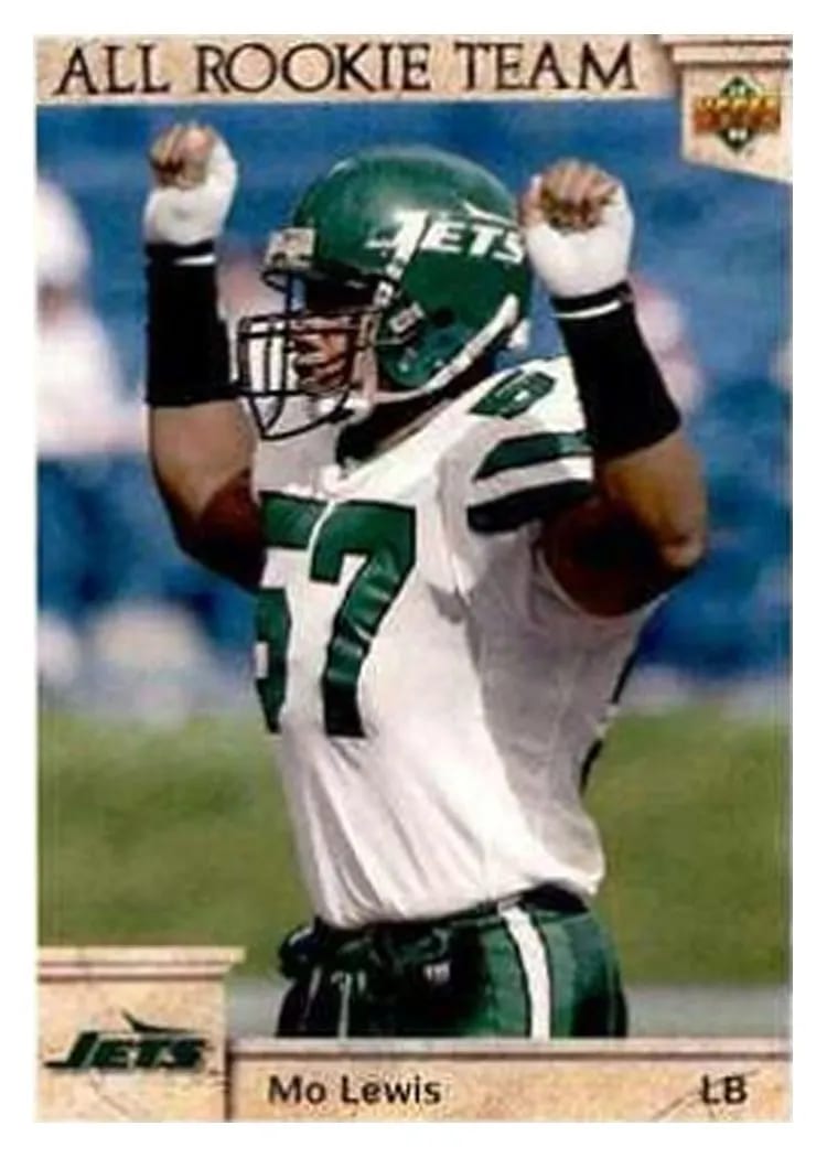 1992 Upper Deck Mo Lewis #48 card