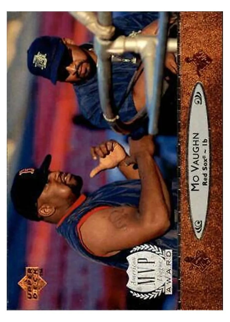 1996 Upper Deck Mo Vaughn #18 card