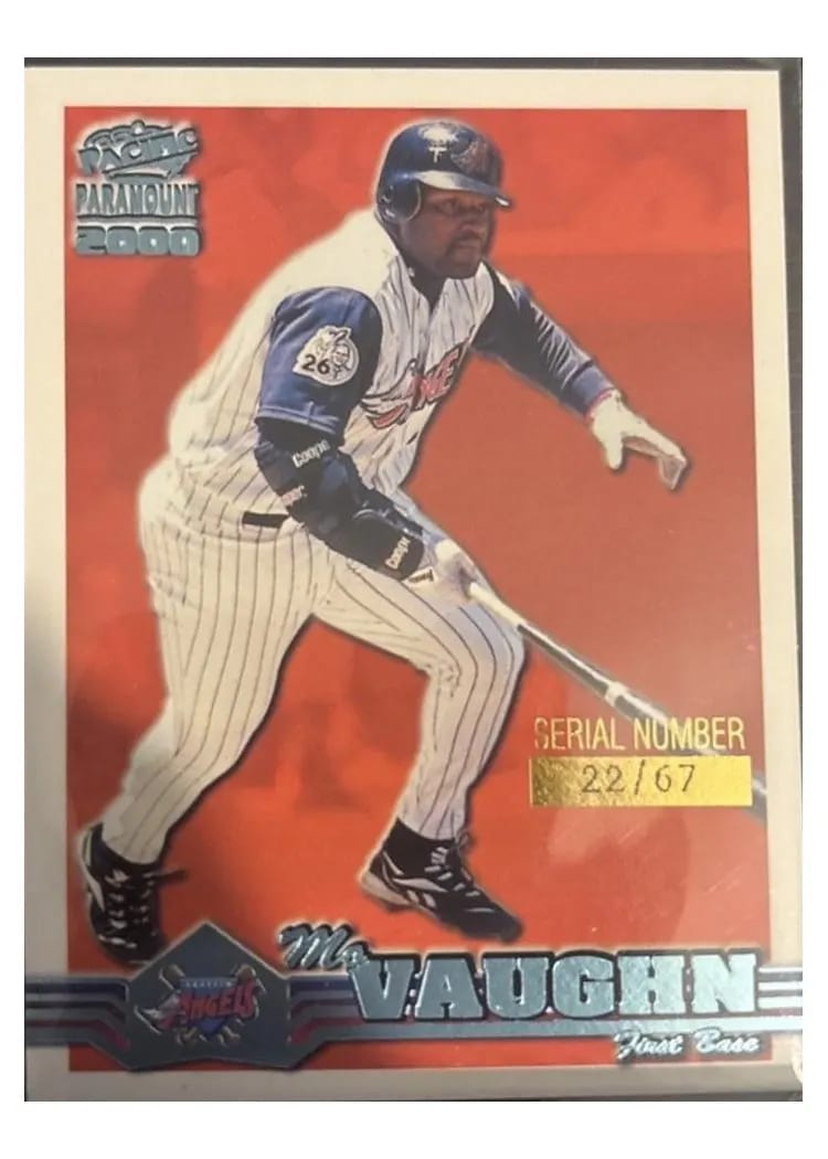 2000 Pacific Paramount Mo Vaughn #8 card
