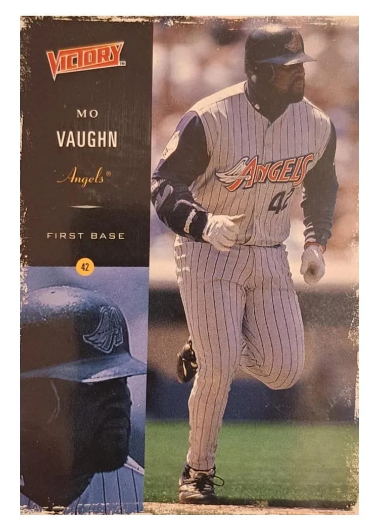 2000 Upper Deck Victory Mo Vaughn #1 card