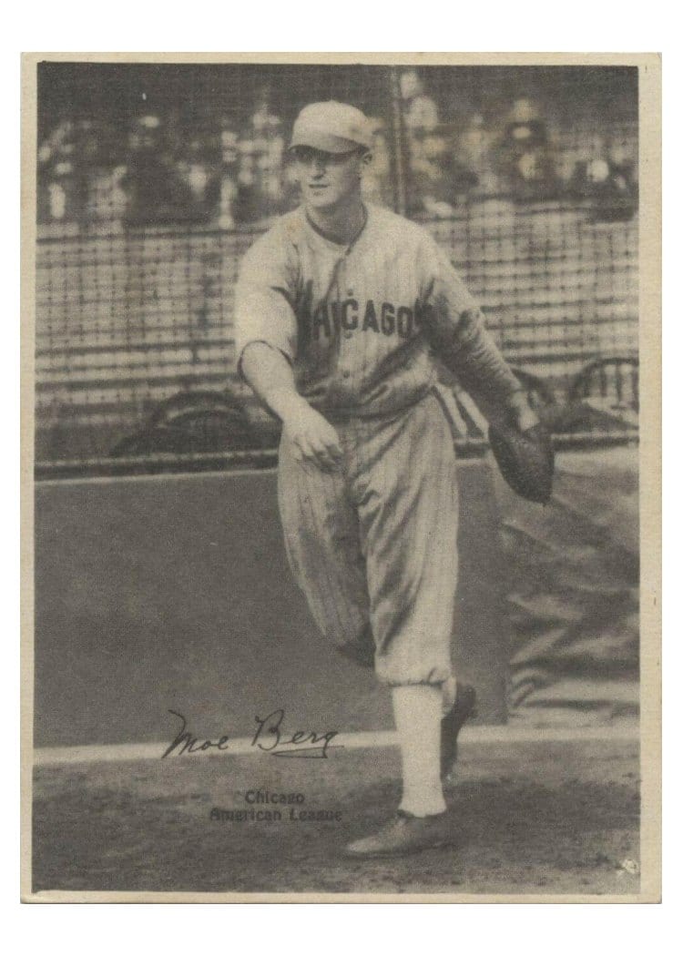1929 R316 Kashin Publications Moe Berg card