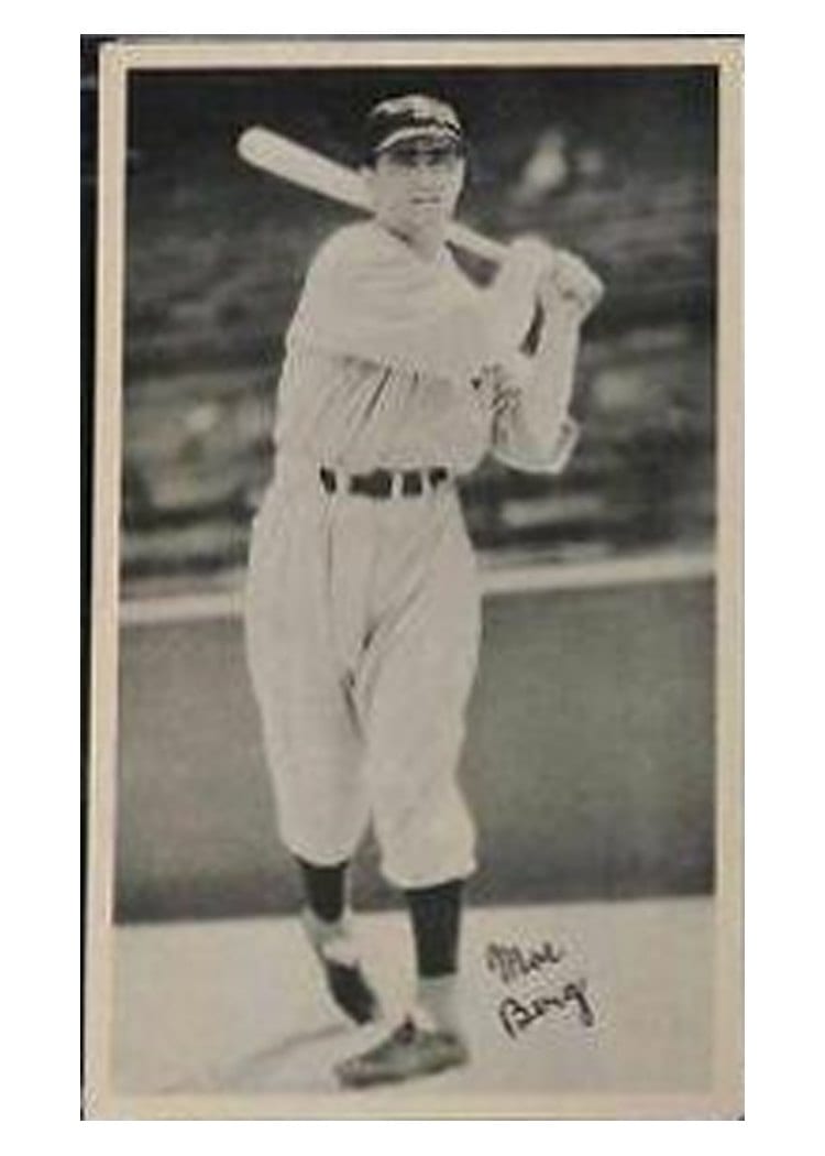 1936 National Chicle Fine Pens Moe Berg card