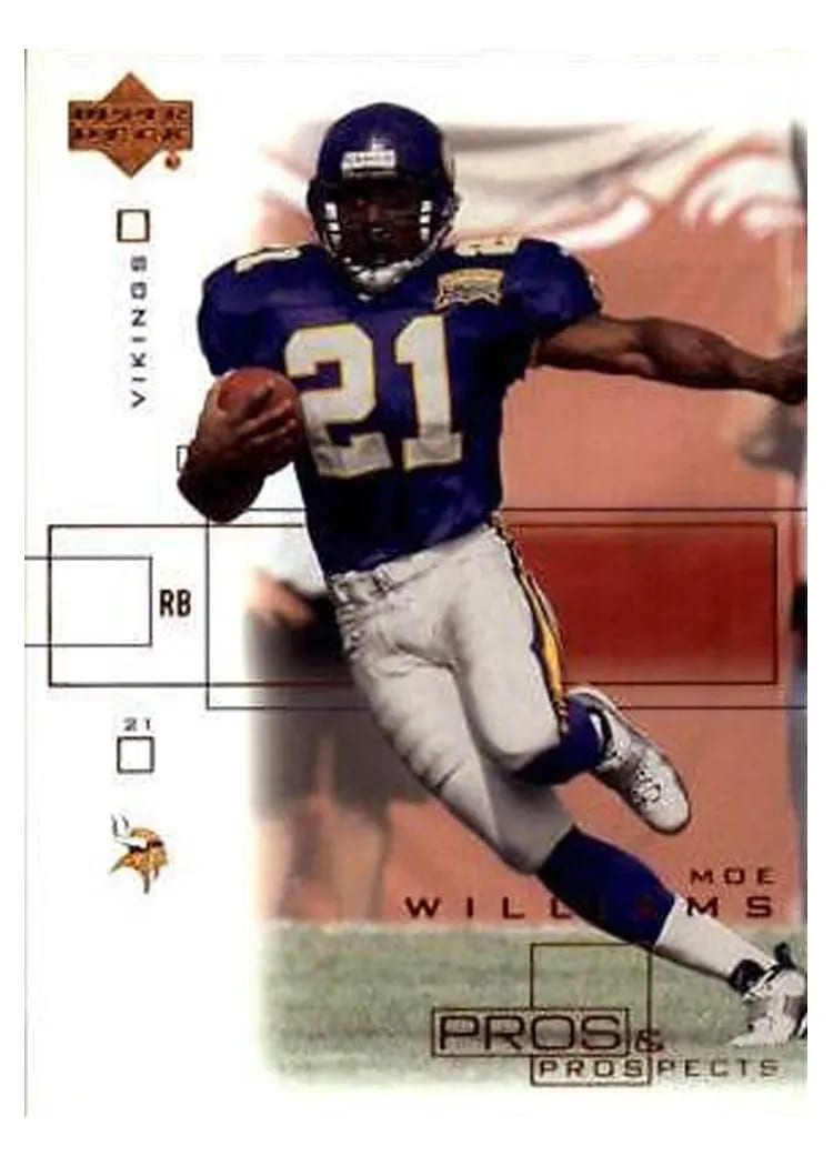 2001 Upper Deck Pros & Prospects Moe Williams #49 card