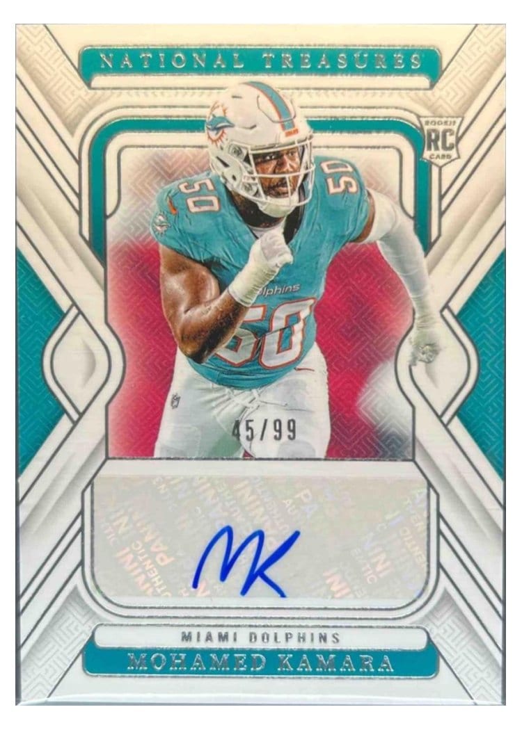 2024 Panini National Treasures Base Set Mohamed Kamara #124 card