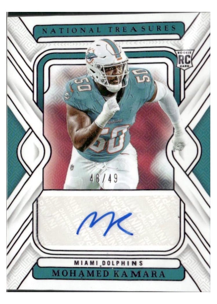 2024 Panini National Treasures Base Set Mohamed Kamara #124 card