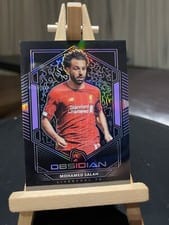 2019 Panini Obsidian Mohamed Salah Purple #27 card