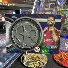 2025-26 Topps UEFA Club Competitions Starball Commemorative Relics Mohamed Salah #SCR-MS