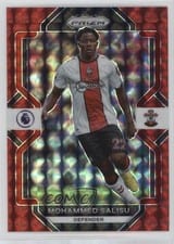 2022 Panini Prizm Premier League Mohammed Salisu Red Mosaic #205 card