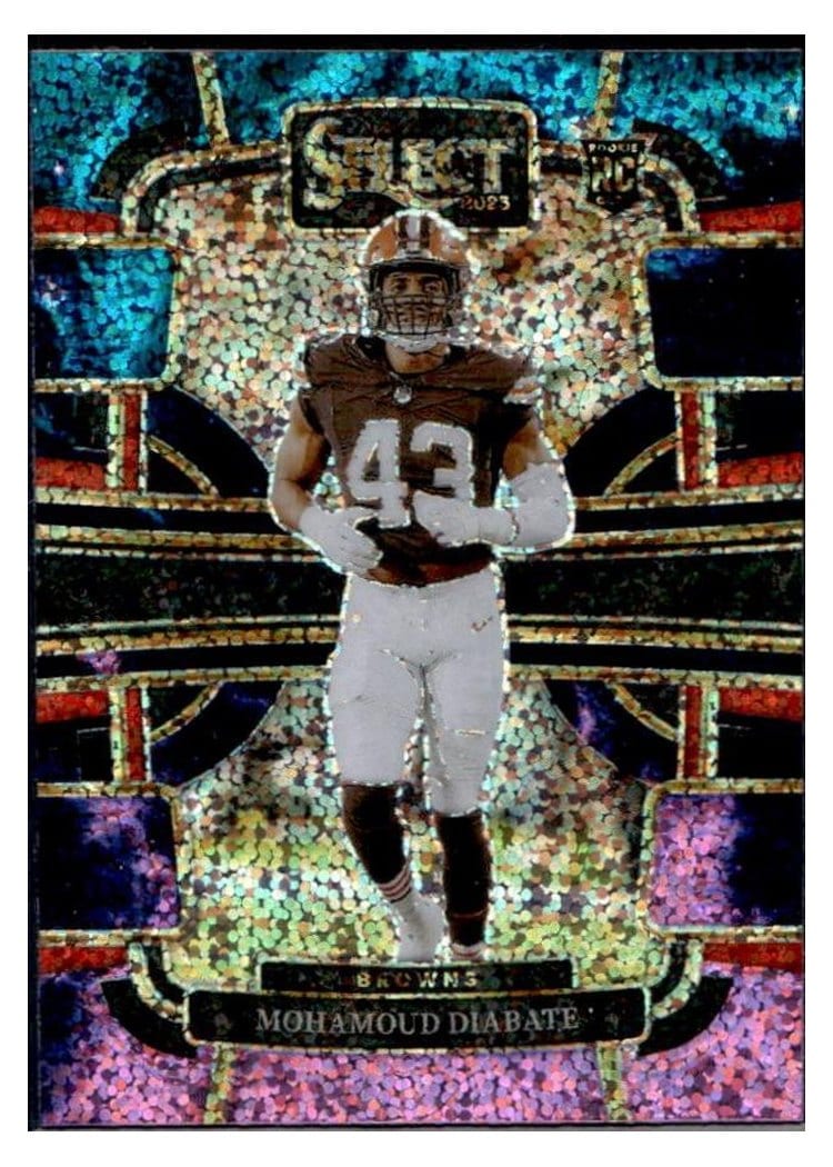 2023 Panini Select Base Set Mohamoud Diabate Cosmic #23 card