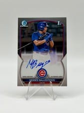 2023 Bowman Chrome Prospect Autographs Moises Ballesteros #CPA-MBS card