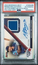 2024 Bowman's Best 2024 MLB All-Star Futures Game Autograph Relics Moises Ballesteros #FGRA-MB card