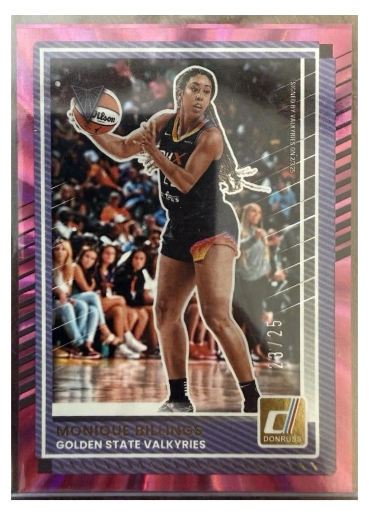 2025-26 Donruss WNBA Base Set Monique Billings Pink Laser #46 card