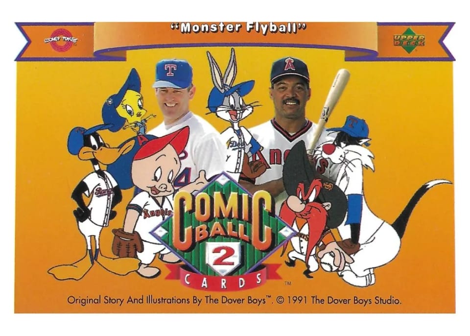 1991 Upper Deck Comic Ball 2 Monster Flyball #55 card