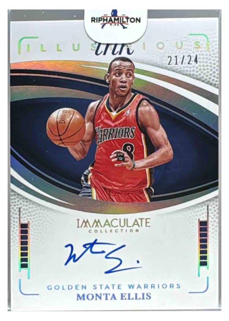 2024-25 Panini Immaculate Collection Illustrious Ink International Set Monta Ellis #10 card