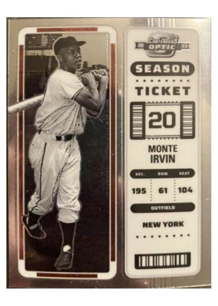 2023 Panini Chronicles Contenders Optic Monte Irvin #6 card