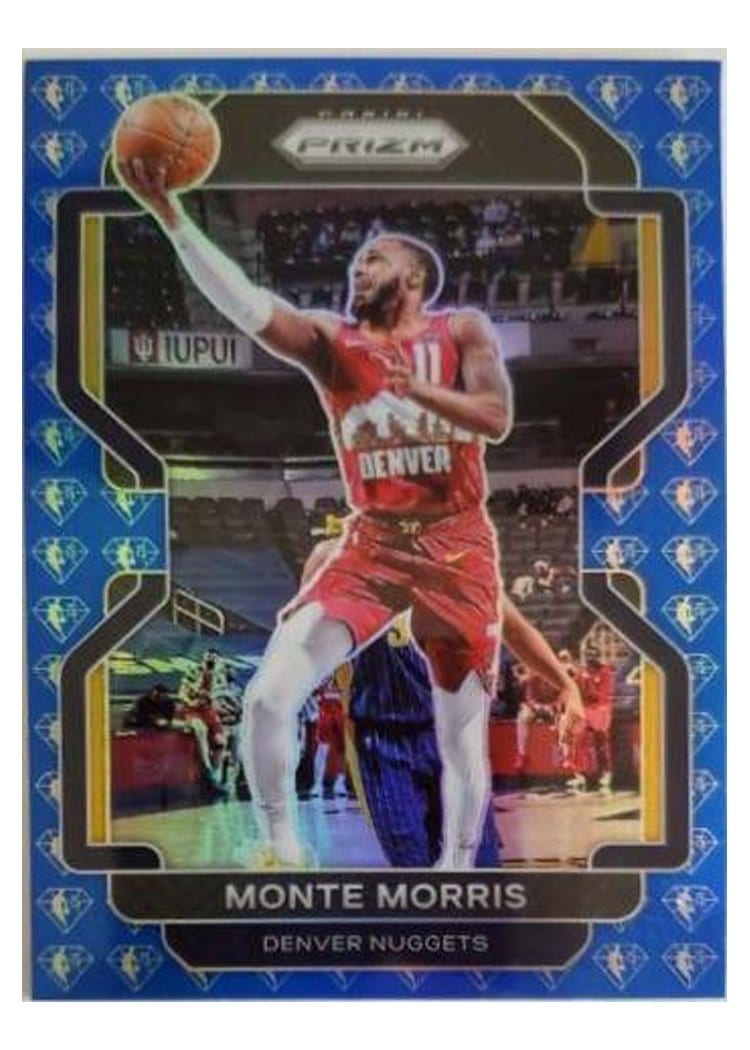 2021-22 Panini Prizm Base Set Monte Morris #16 card