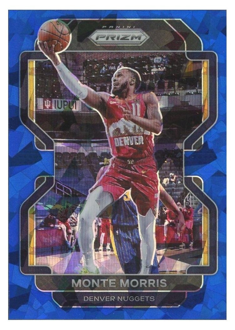 2021-22 Panini Prizm Base Set Monte Morris #16 card