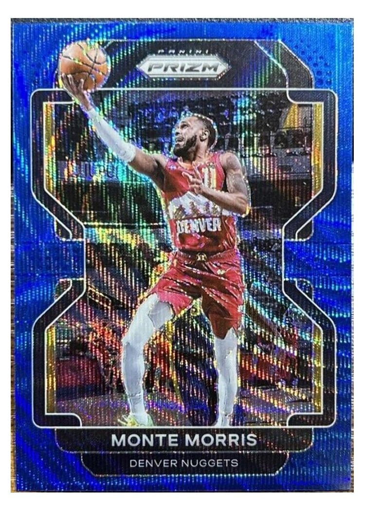 2021-22 Panini Prizm Base Set Monte Morris #16 card