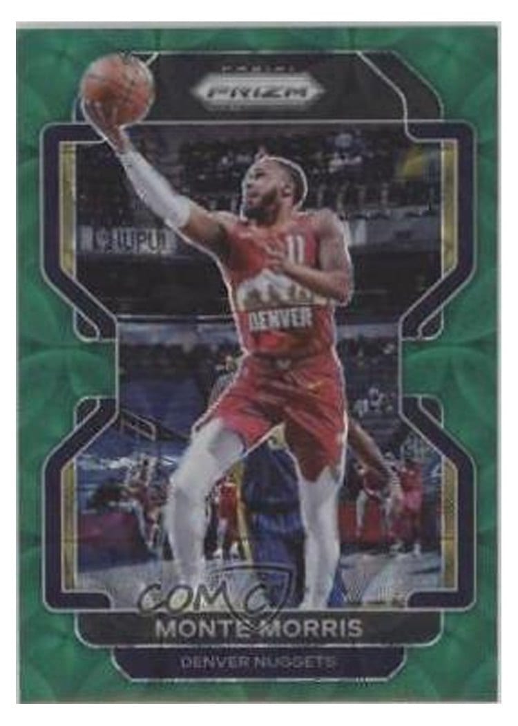 2021-22 Panini Prizm Base Set Monte Morris #16 card