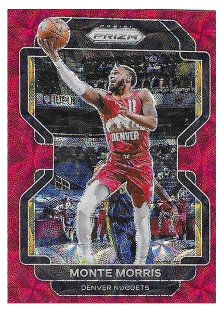 2021-22 Panini Prizm Base Set Monte Morris #16 card