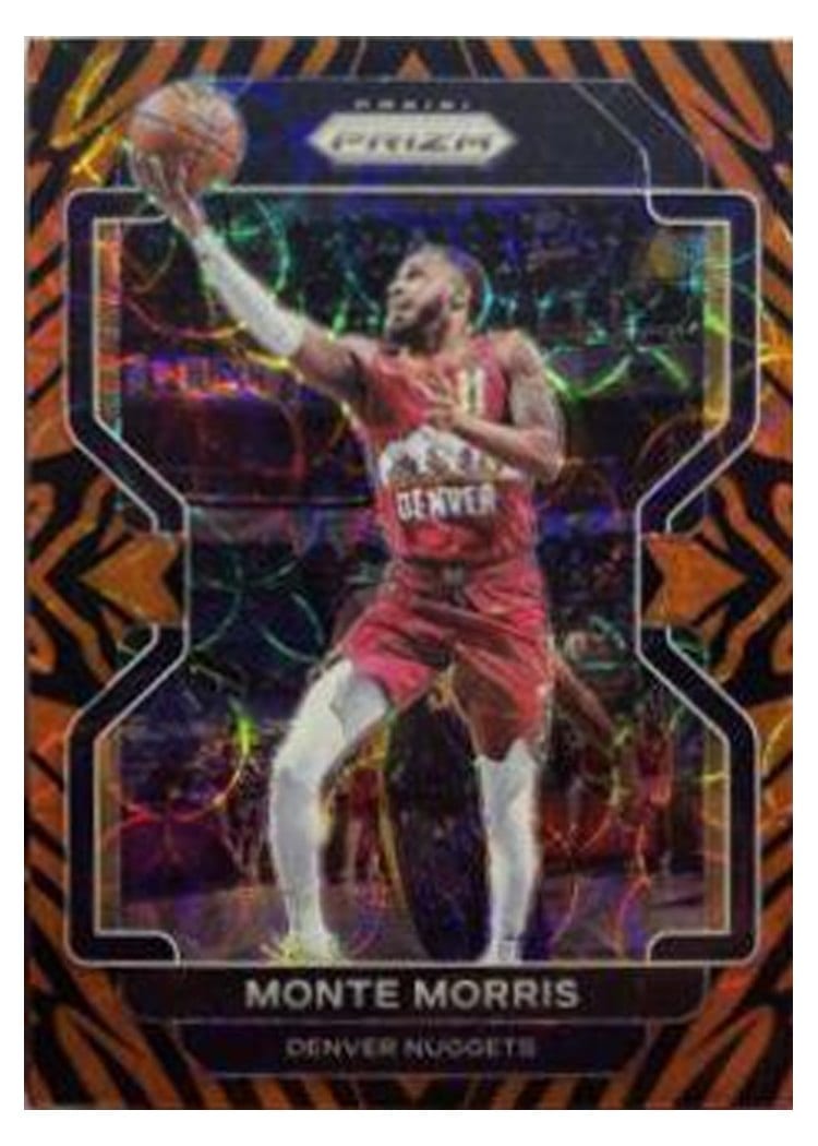 2021-22 Panini Prizm Base Set Monte Morris #16 card