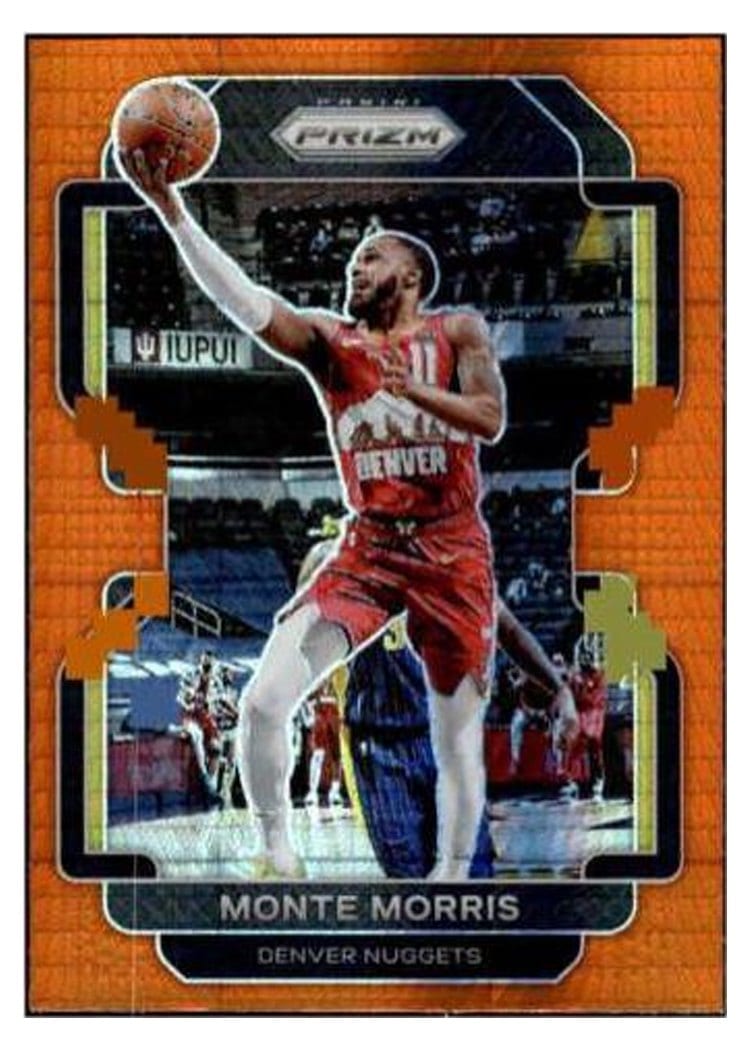 2021-22 Panini Prizm Base Set Monte Morris #16 card
