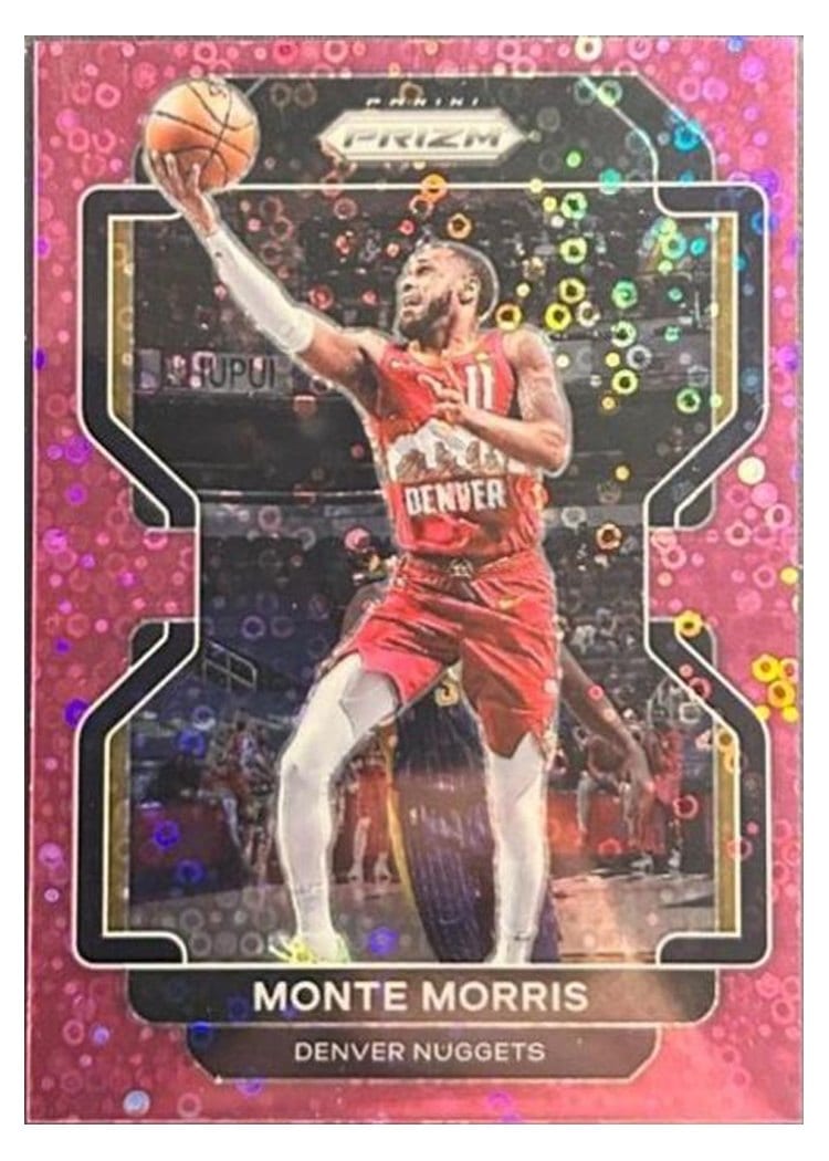 2021-22 Panini Prizm Base Set Monte Morris #16 card