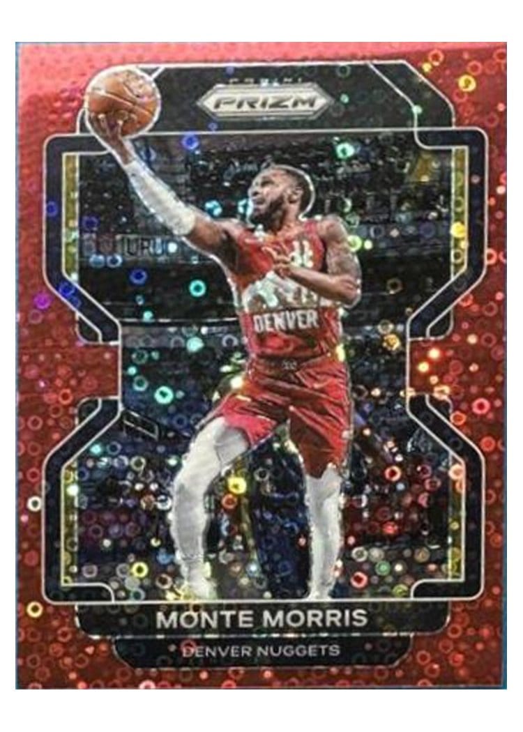 2021-22 Panini Prizm Base Set Monte Morris #16 card