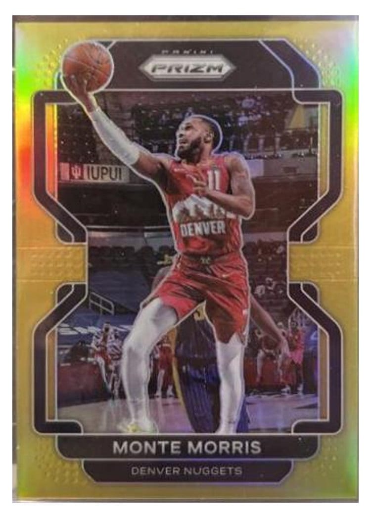 2021-22 Panini Prizm Base Set Monte Morris #16 card