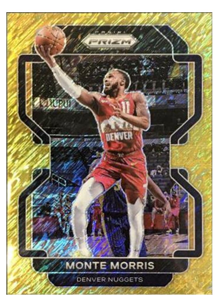 2021-22 Panini Prizm Base Set Monte Morris #16 card