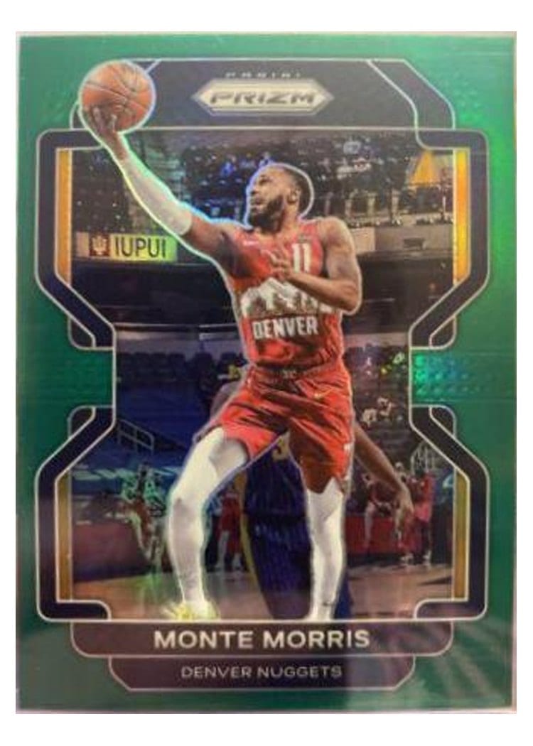 2021-22 Panini Prizm Base Set Monte Morris #16 card