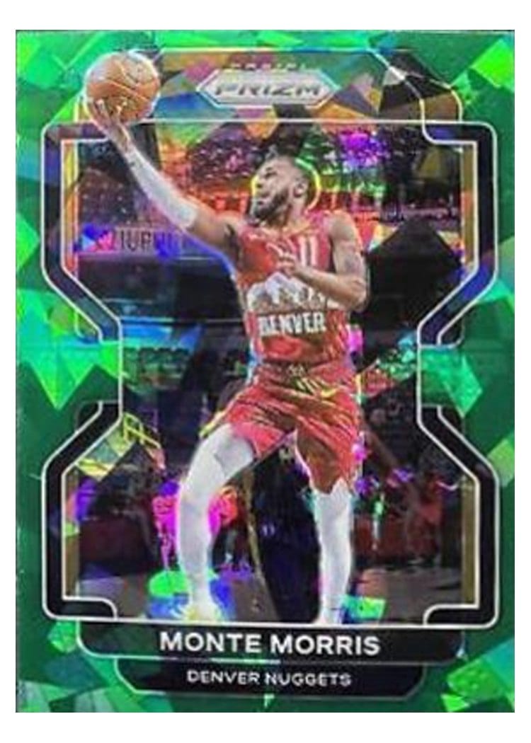 2021-22 Panini Prizm Base Set Monte Morris #16 card
