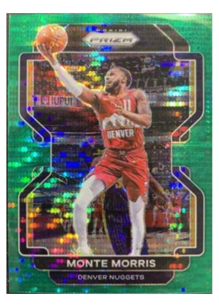 2021-22 Panini Prizm Base Set Monte Morris #16 card