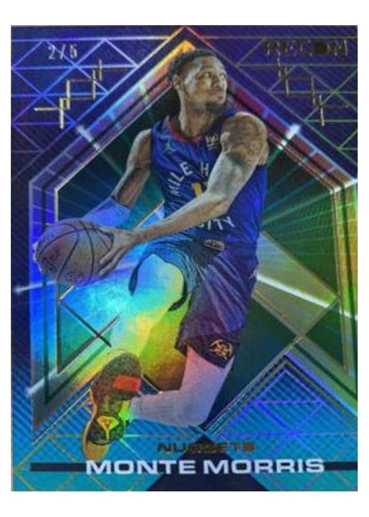 2021-22 Panini Prizm Base Set Monte Morris #16 card