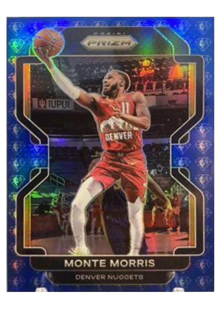 2021-22 Panini Prizm Base Set Monte Morris #16 card