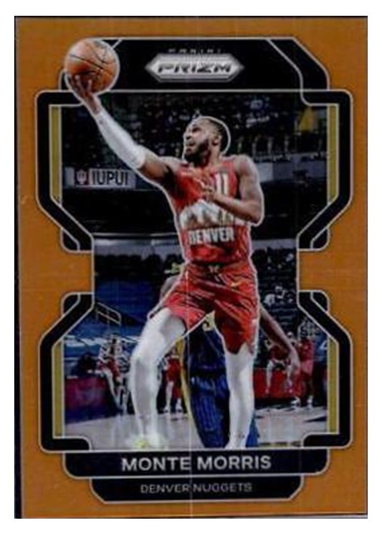 2021-22 Panini Prizm Base Set Monte Morris #16 card
